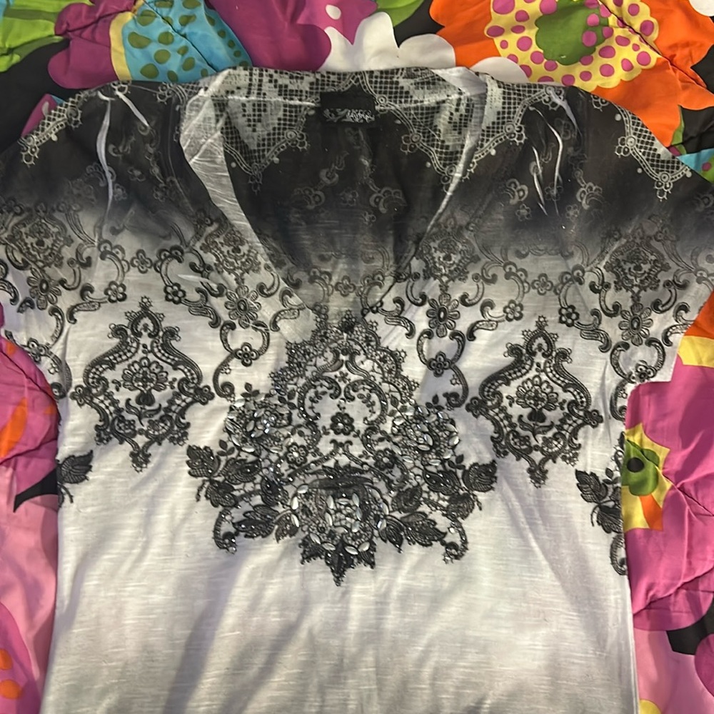 2000's(ish) long top gray